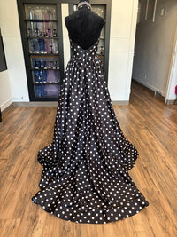 Sherri Hill - Women's Polka Dot Halter Dress