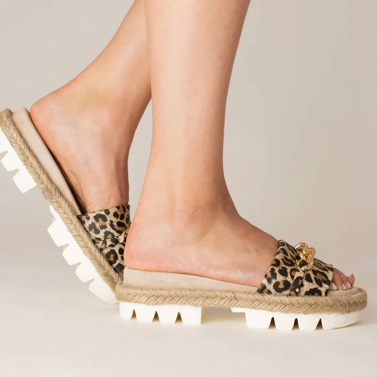 Cynthia Richard - Women's Bardot Leather Sandal