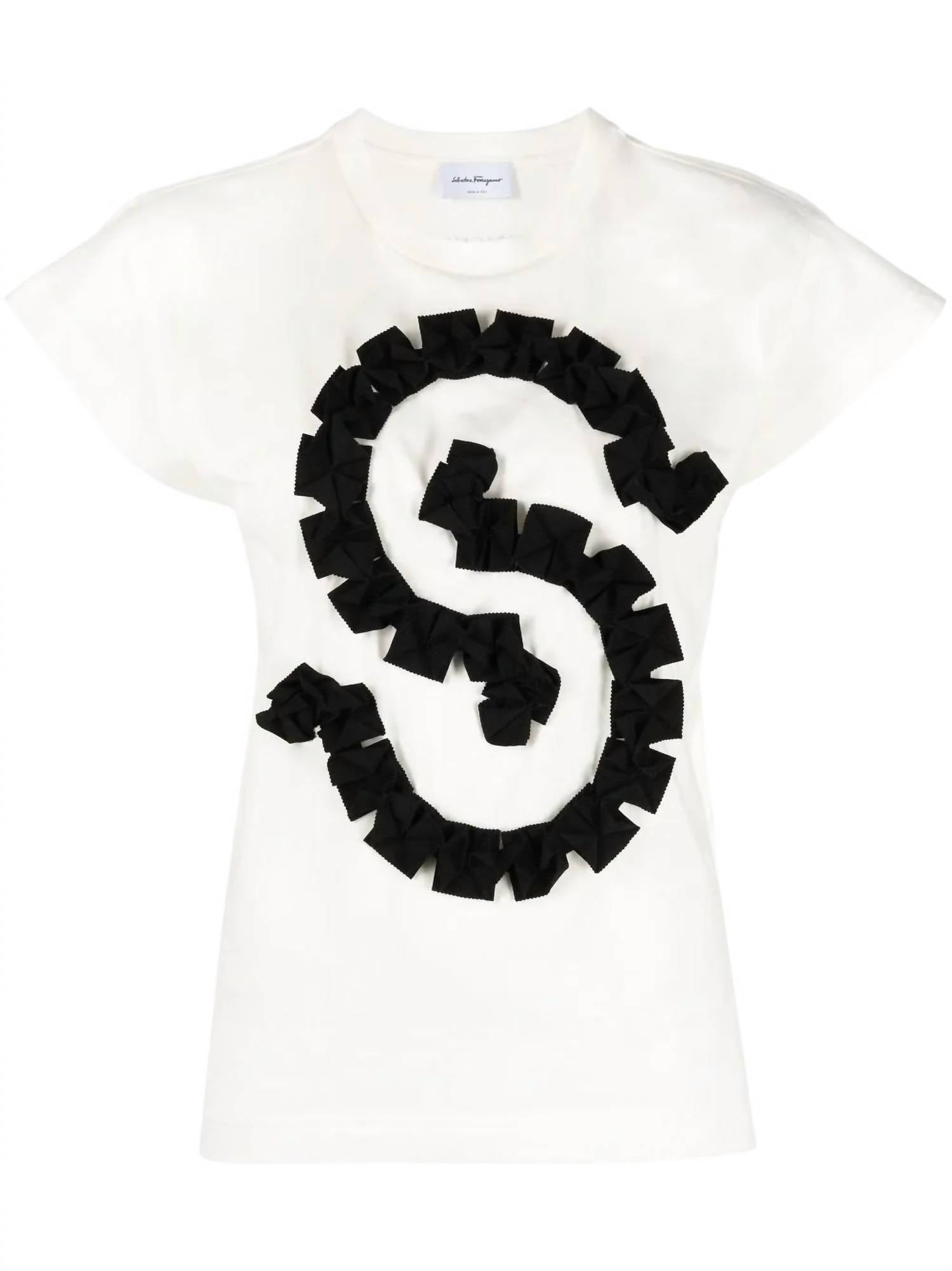 Salvatore Ferragamo - Women's Gancio S Cotton T-shirt