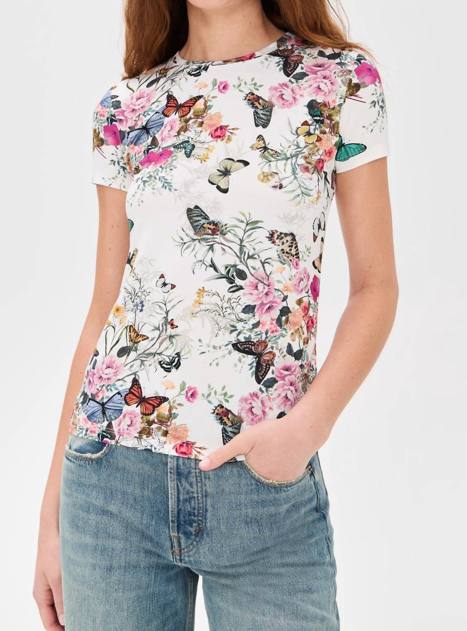 L'Agence - Ressi Short Sleeve Crew Tee