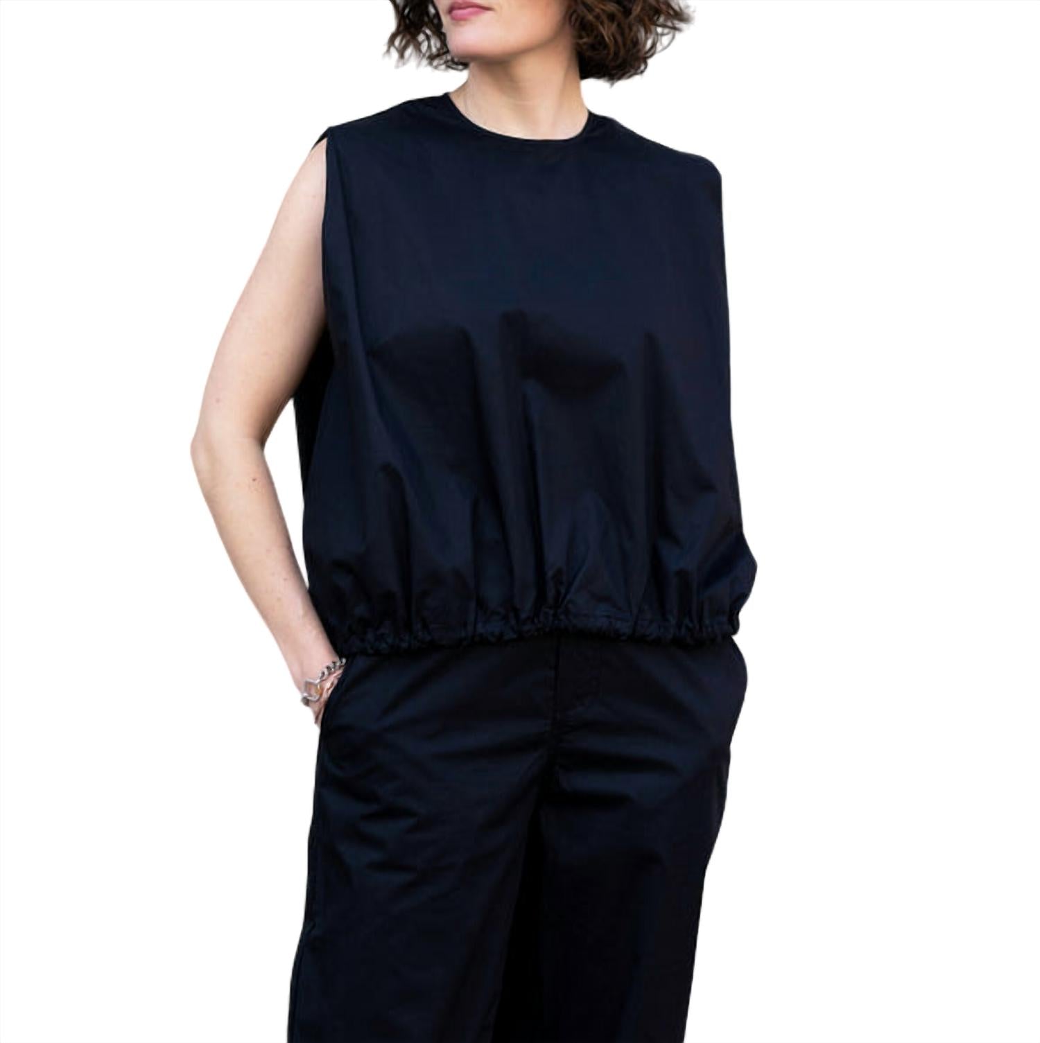 POPLIN BALLOON BLOUSE