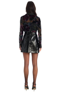 ALLISON NEW YORK River Mini Skirt in black 1 - women's skirt - view 4