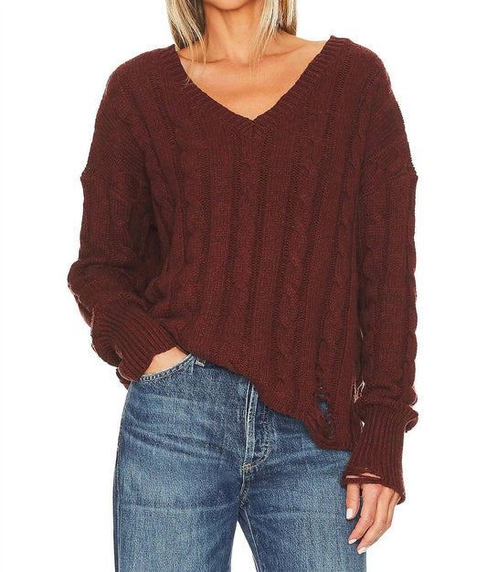 Nsf - EVERLYN V-NECK SWEATER