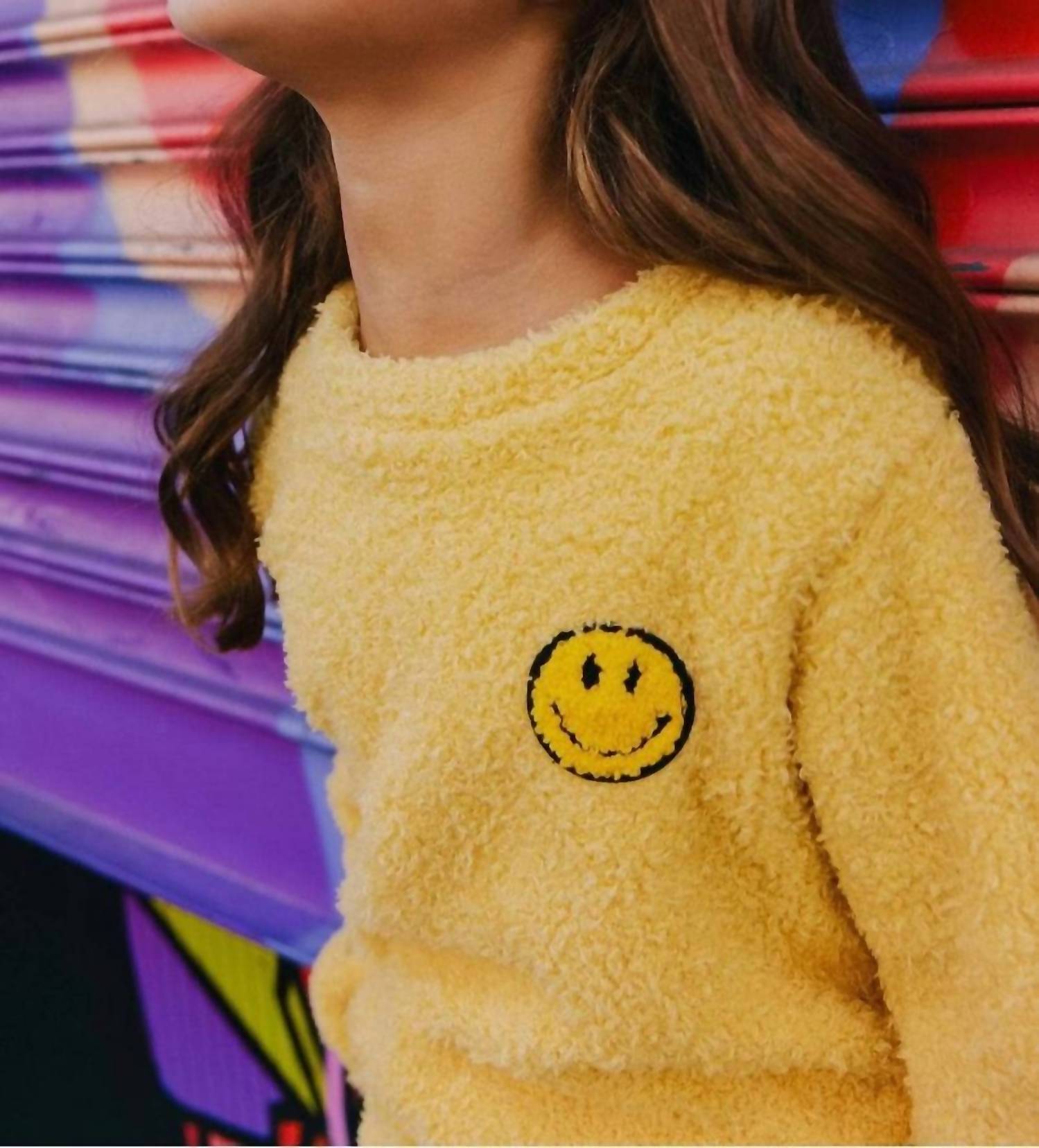 Lola + The Boys - Sunshine Smile Patch Fuzzy Set