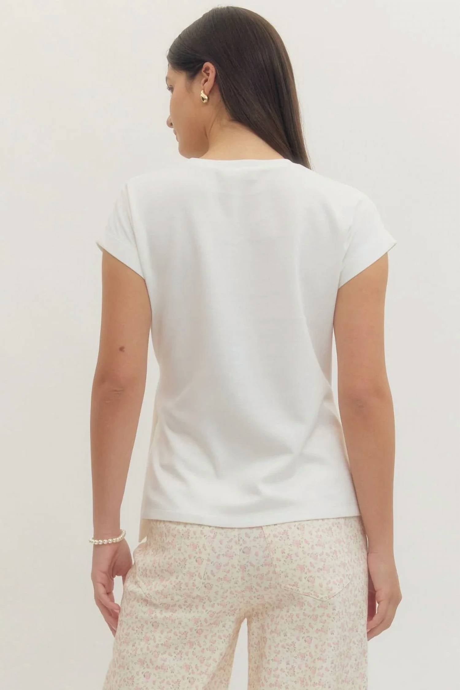 Entro - Lassic Tie Detail Top