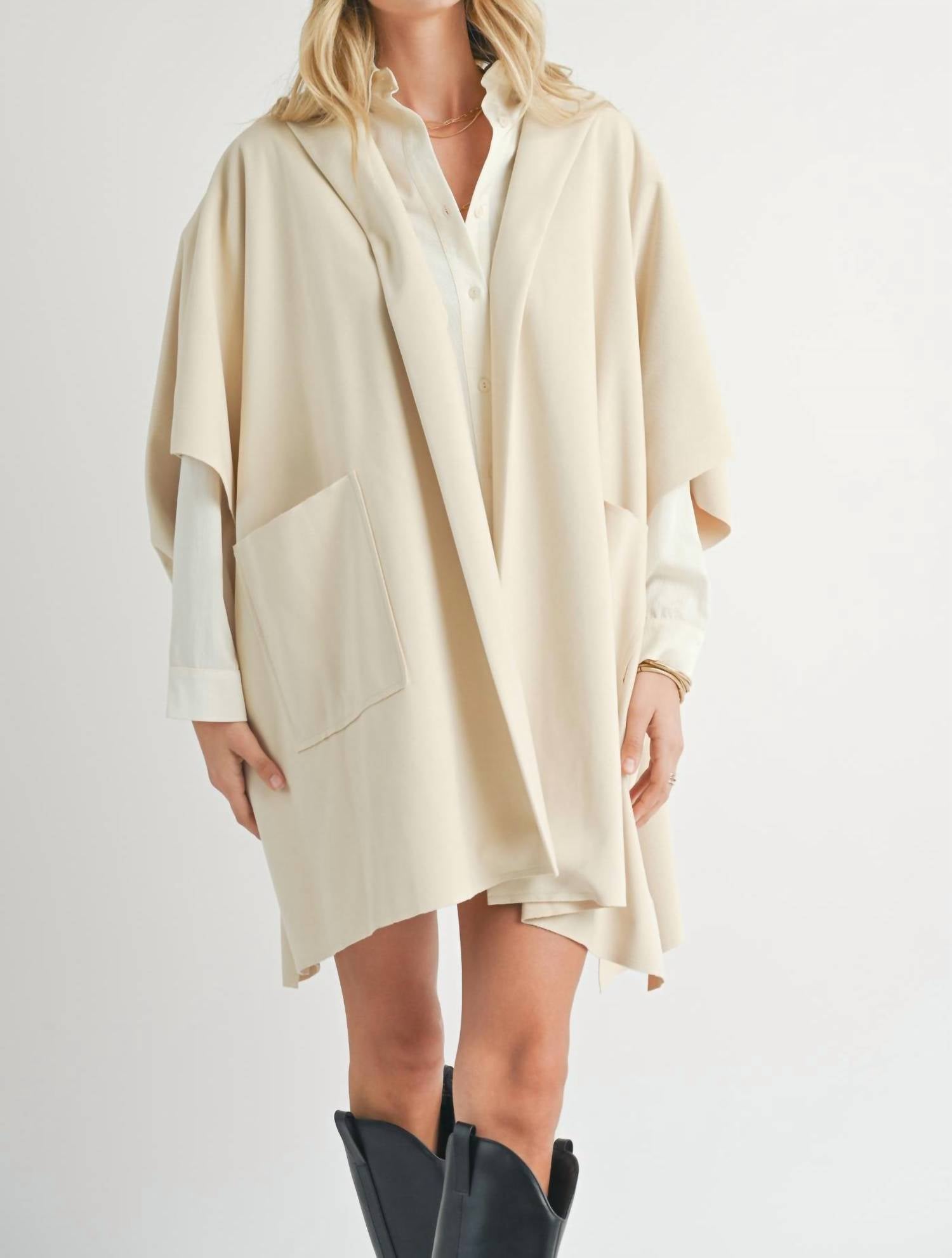 Sadie & Sage - Lisha Belted Poncho