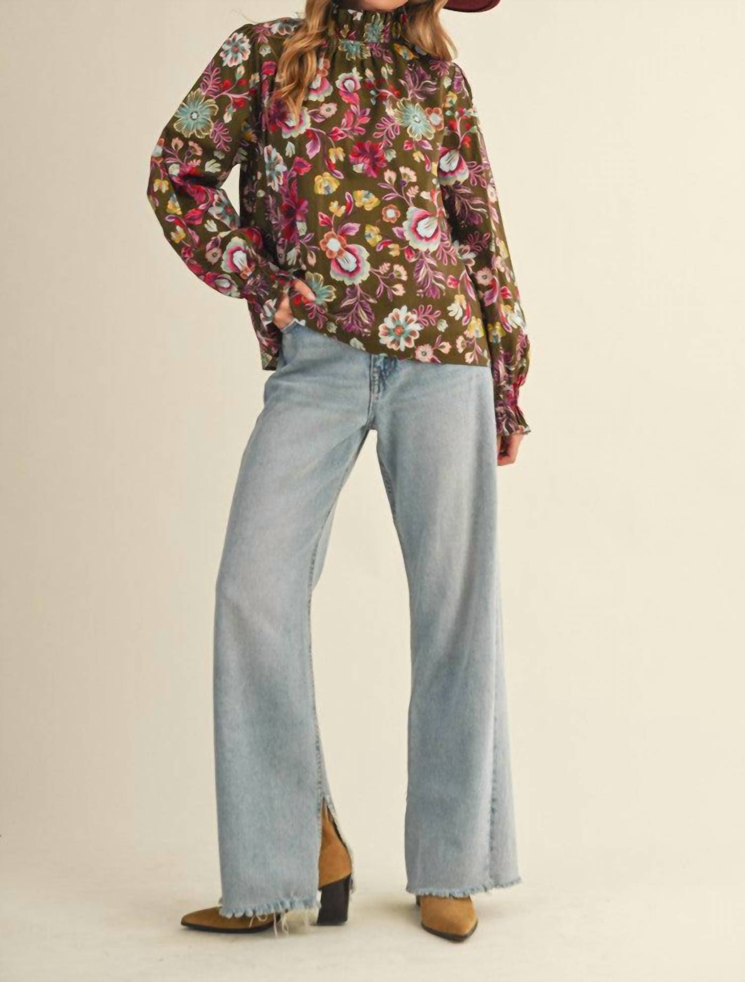 &Merci - Say It With Flowers Top