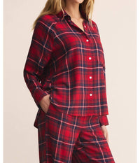 Z Supply - River Plaid Button Up Top