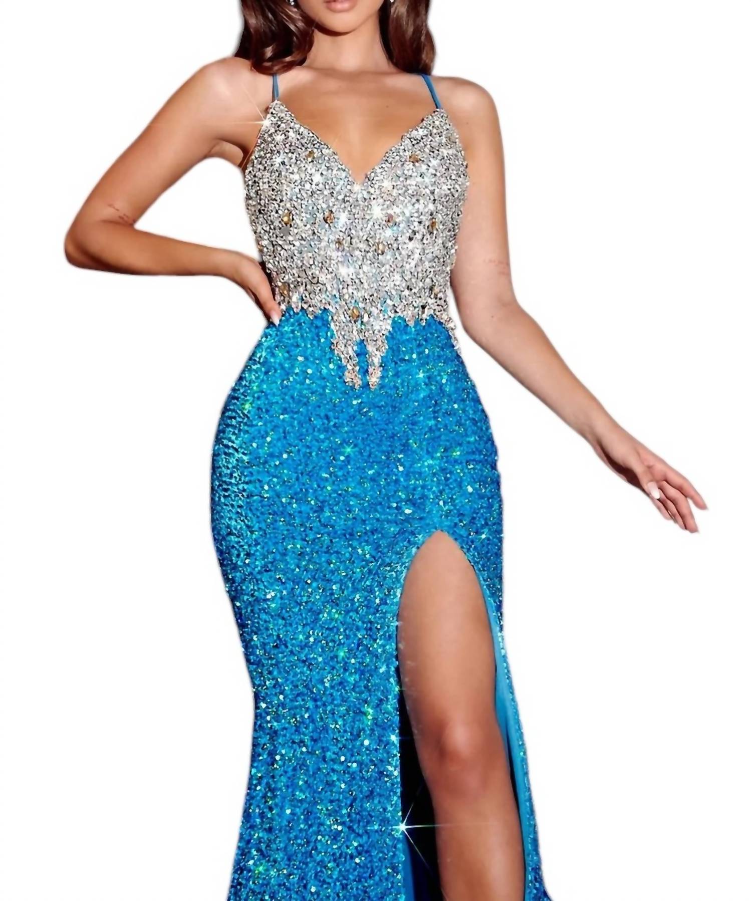 Portia&Scarlett - Shimmering Two Tone Dress