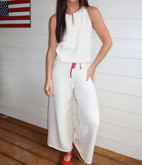 Miou Muse - Stitch Tank And Pants Set