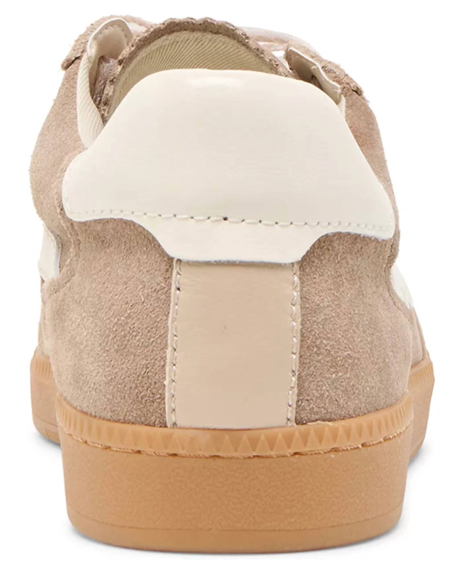 Dolce Vita Women's Notice Suede Lace-up Sneakers in dark taupe - women's sneaker - alternate view