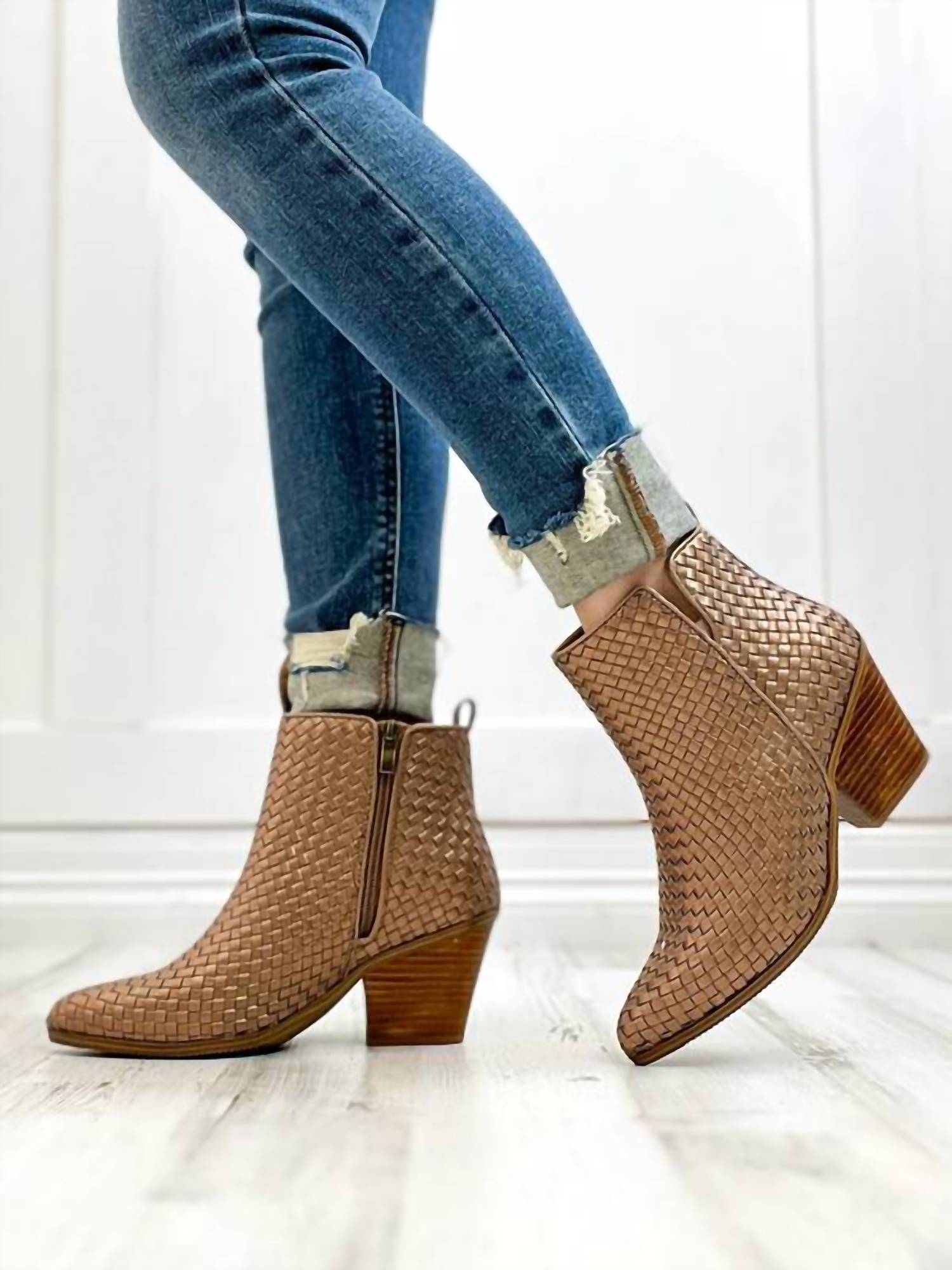 Hey Girl by Corkys Women's Come And Get It Boots in bronze 1 - women's shoe