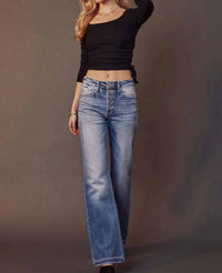 Kancan - Holly Flare High Rise Jeans