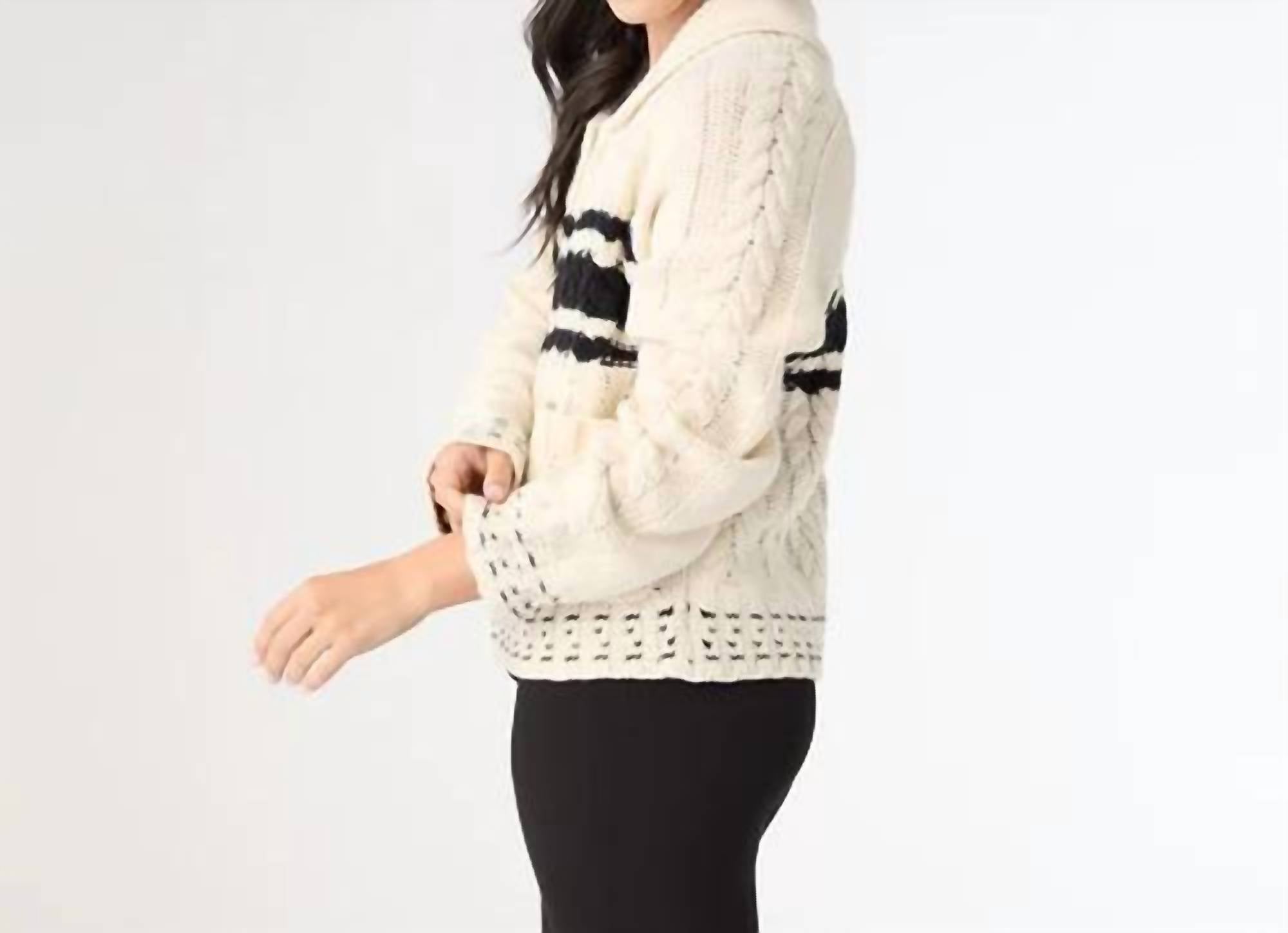 Coco + Carmen - Romilly Collared Zip Front Cardigan