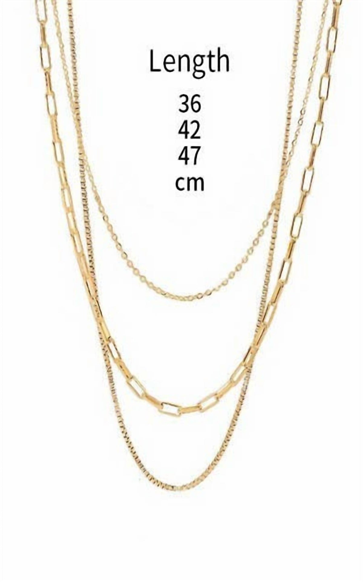 Josslyn By Wall To Wall - Women's Triple-layer Chain Necklace