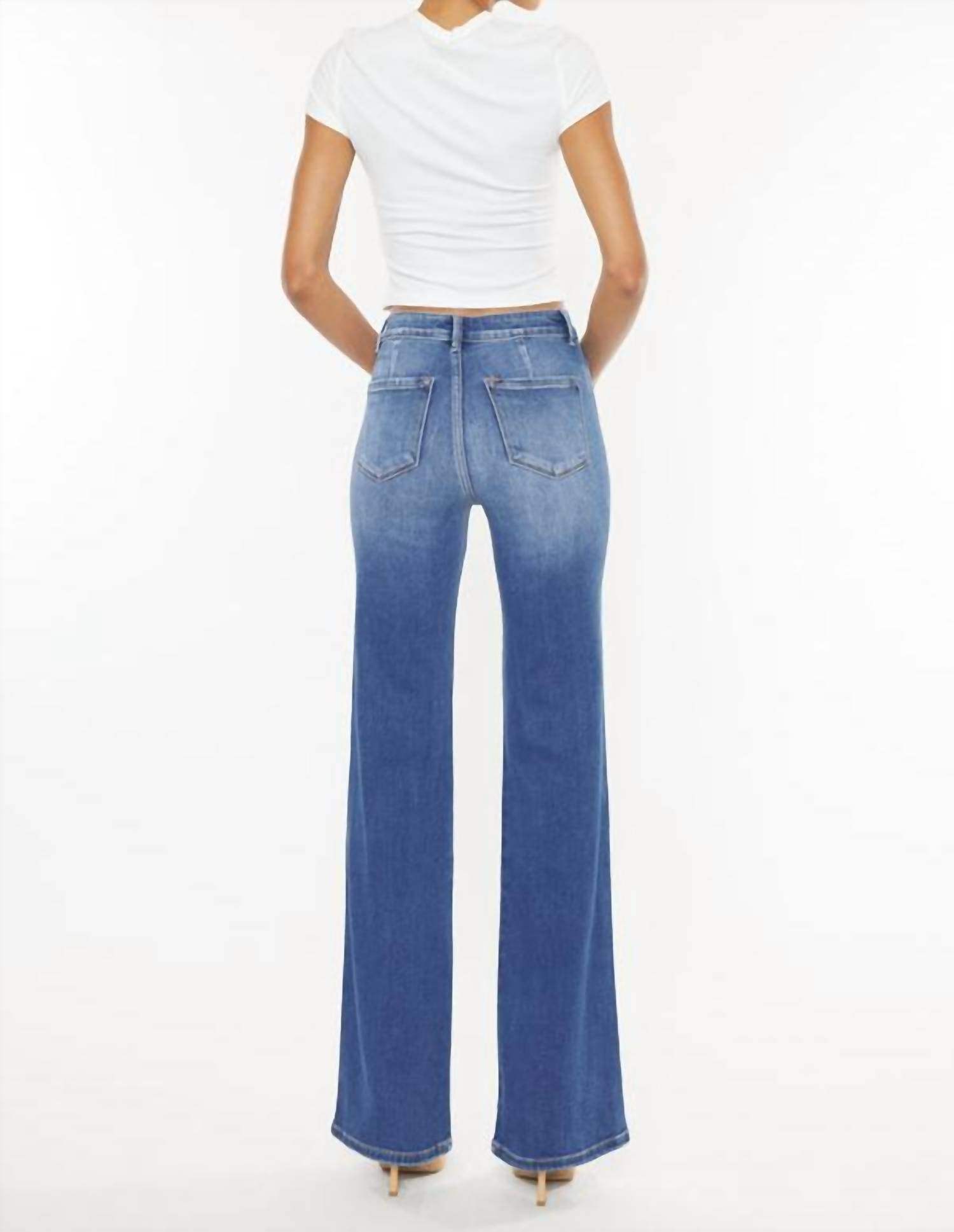 Kancan - Celia Ultra High Rise Wide Flare Jean