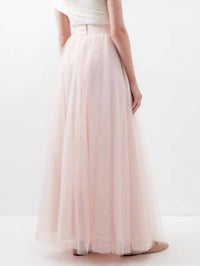 Zimmermann - High-rise Tulle Maxi Skirt