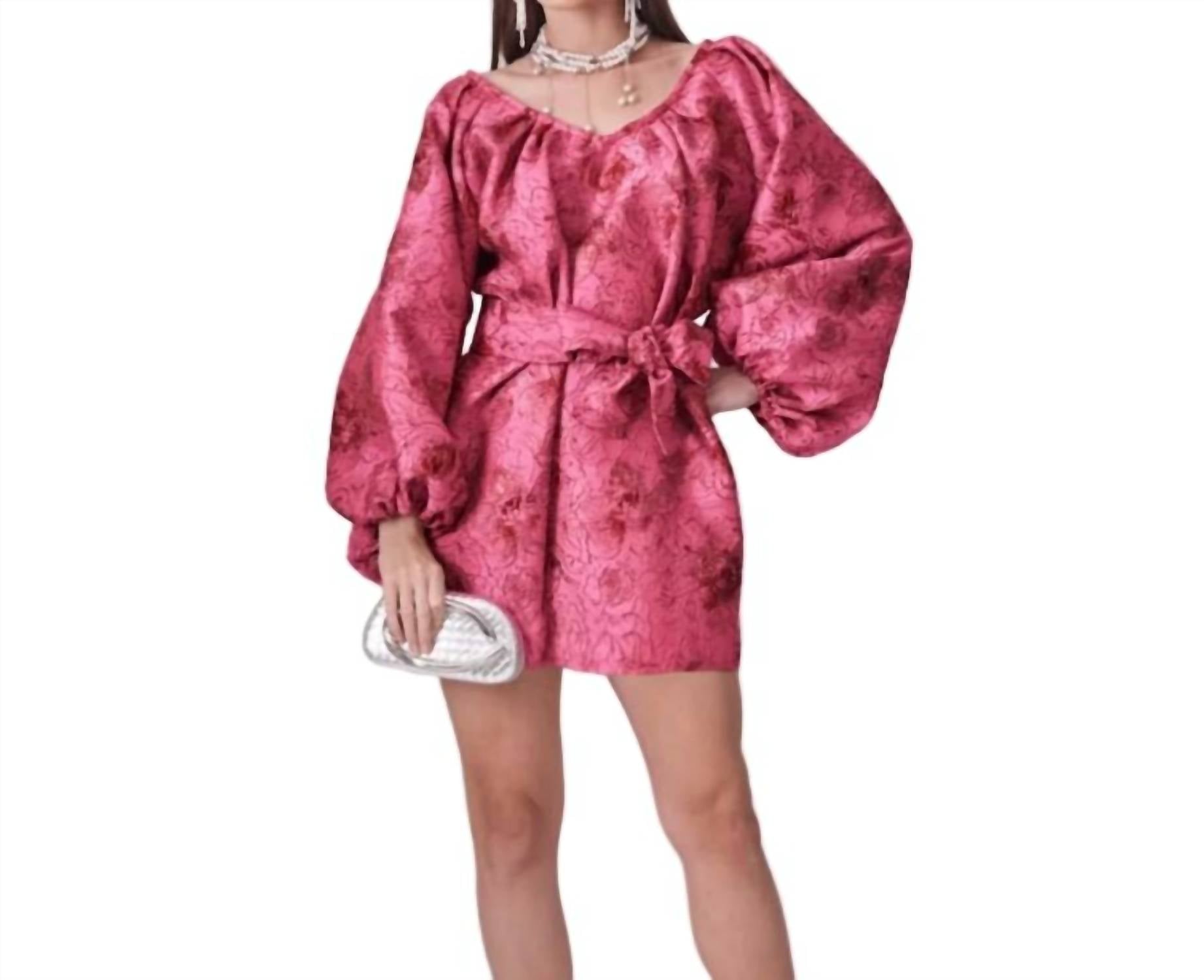 Tela Luxury Mercantile Lady Kaftan Dress in pink - women's dress
