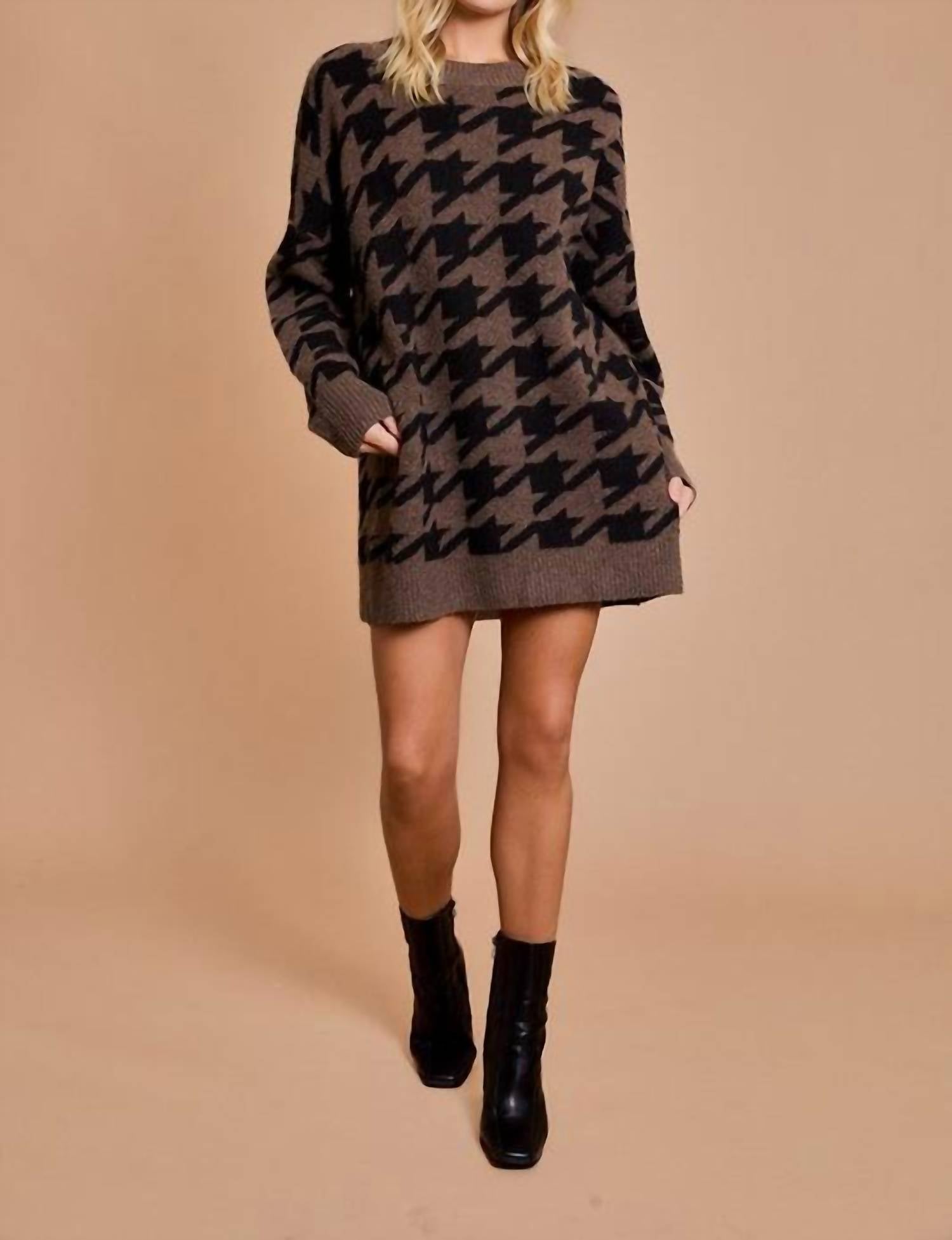 Gilli - Oversized Sweater Mini Dress