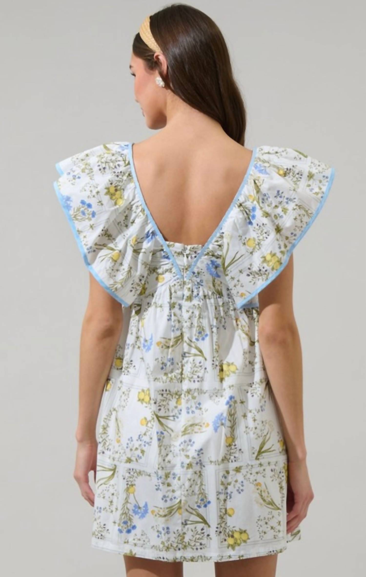 Sugarlips - Women's Cecily Floral Mini Babydoll Dress