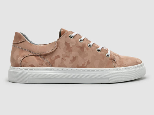 Kacper - Women's Classic Camo Leather Sneakers