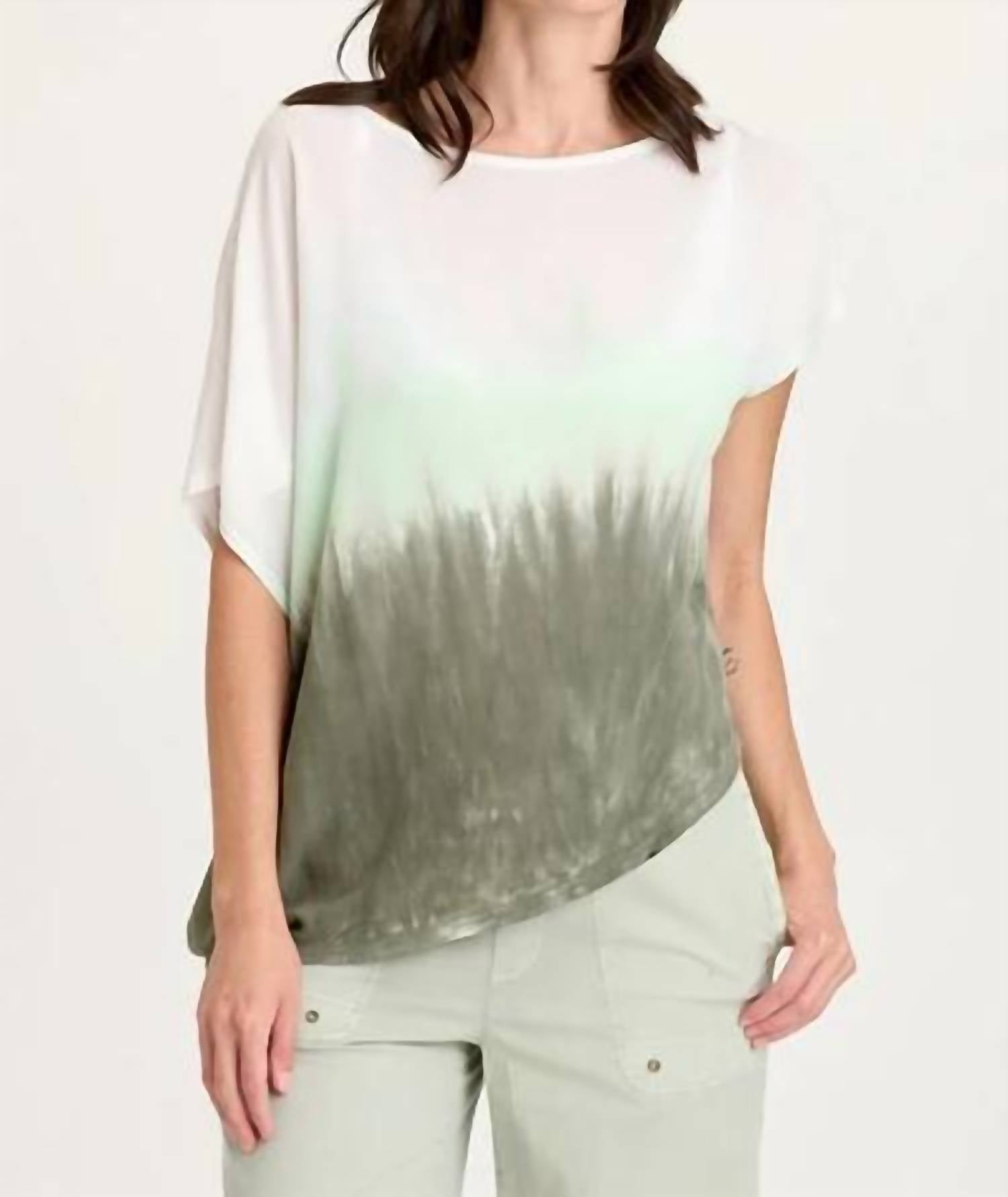 Xcvi - Asymmetrical Crepe Top