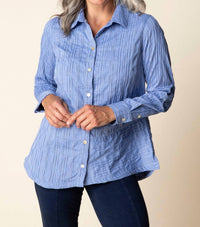 Habitat - Santorini Stripe Selene Shirt Top