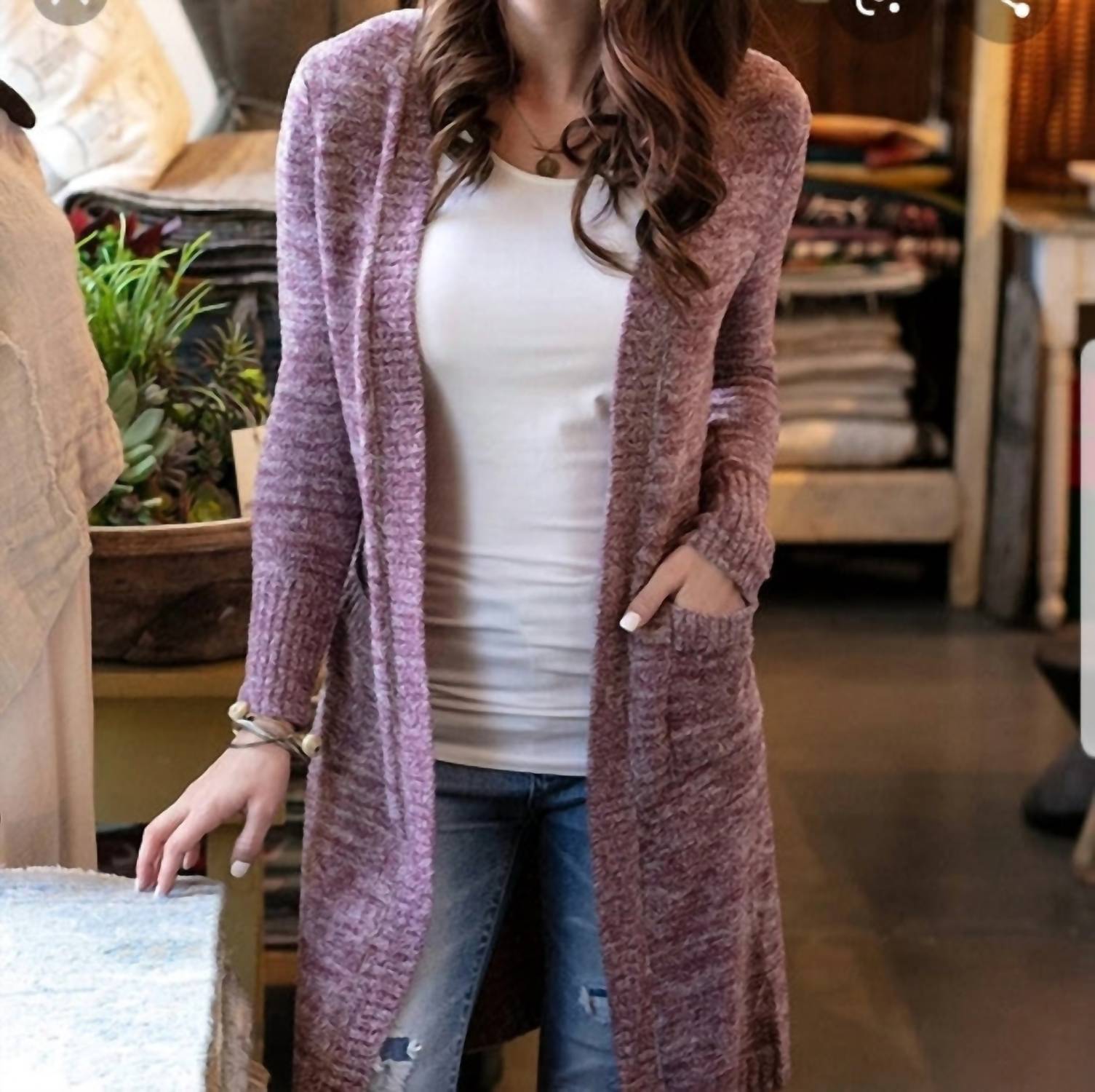 Grace And Lace - Lush Bambu Duster Cardigan