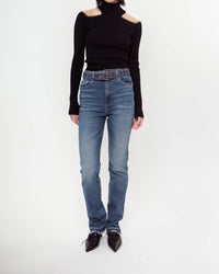 Ganni - Future Denim Belted Carri Jean