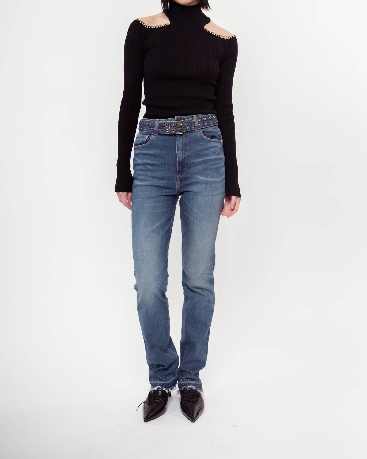 Ganni - Future Denim Belted Carri Jean