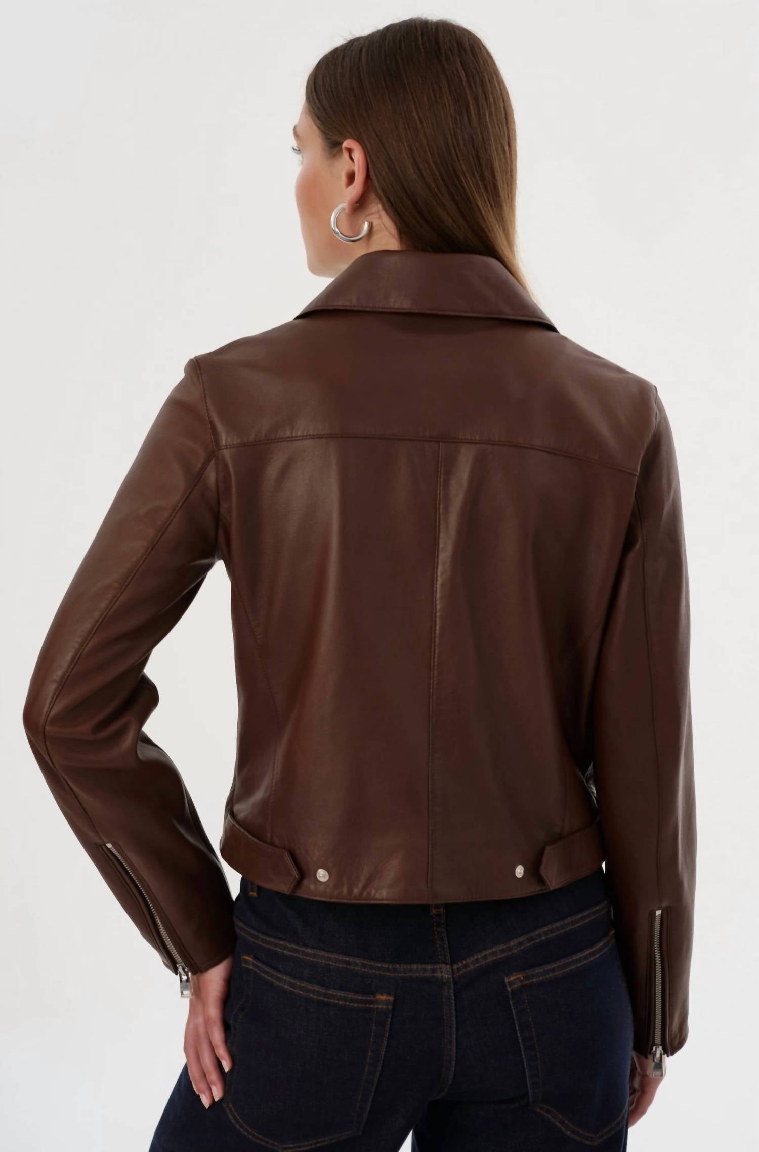 Lamarque - Valeria Leather Biker Jacket