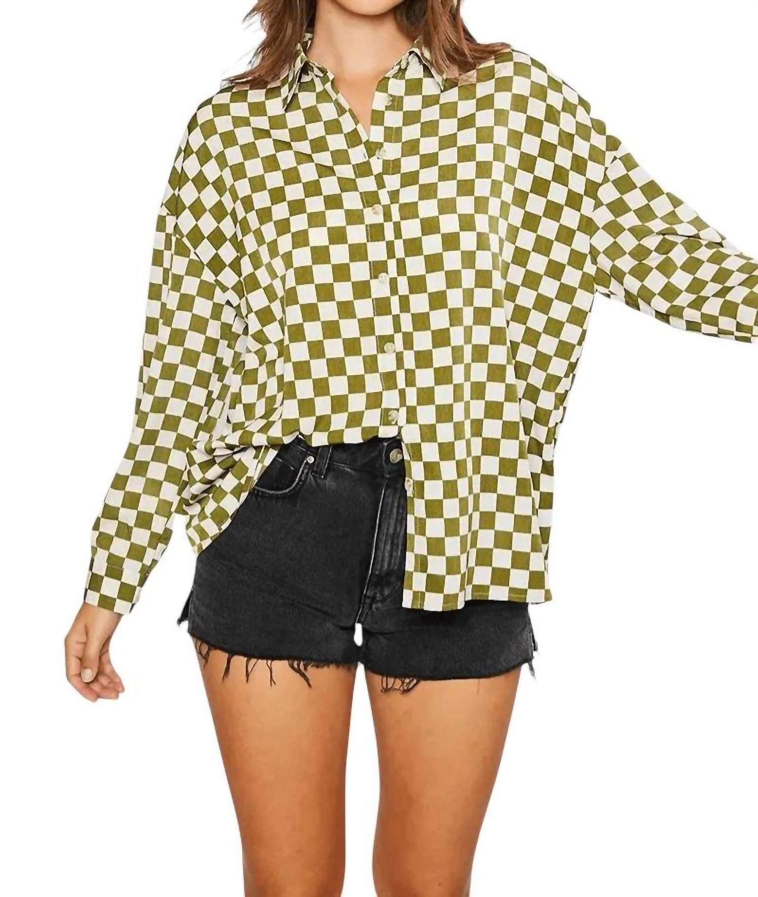 Pretty Garbage - Fiorella Checkered Blouse