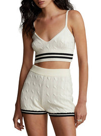 Polo Ralph Lauren - Cricket Cable Knit Cotton Blend Bralette