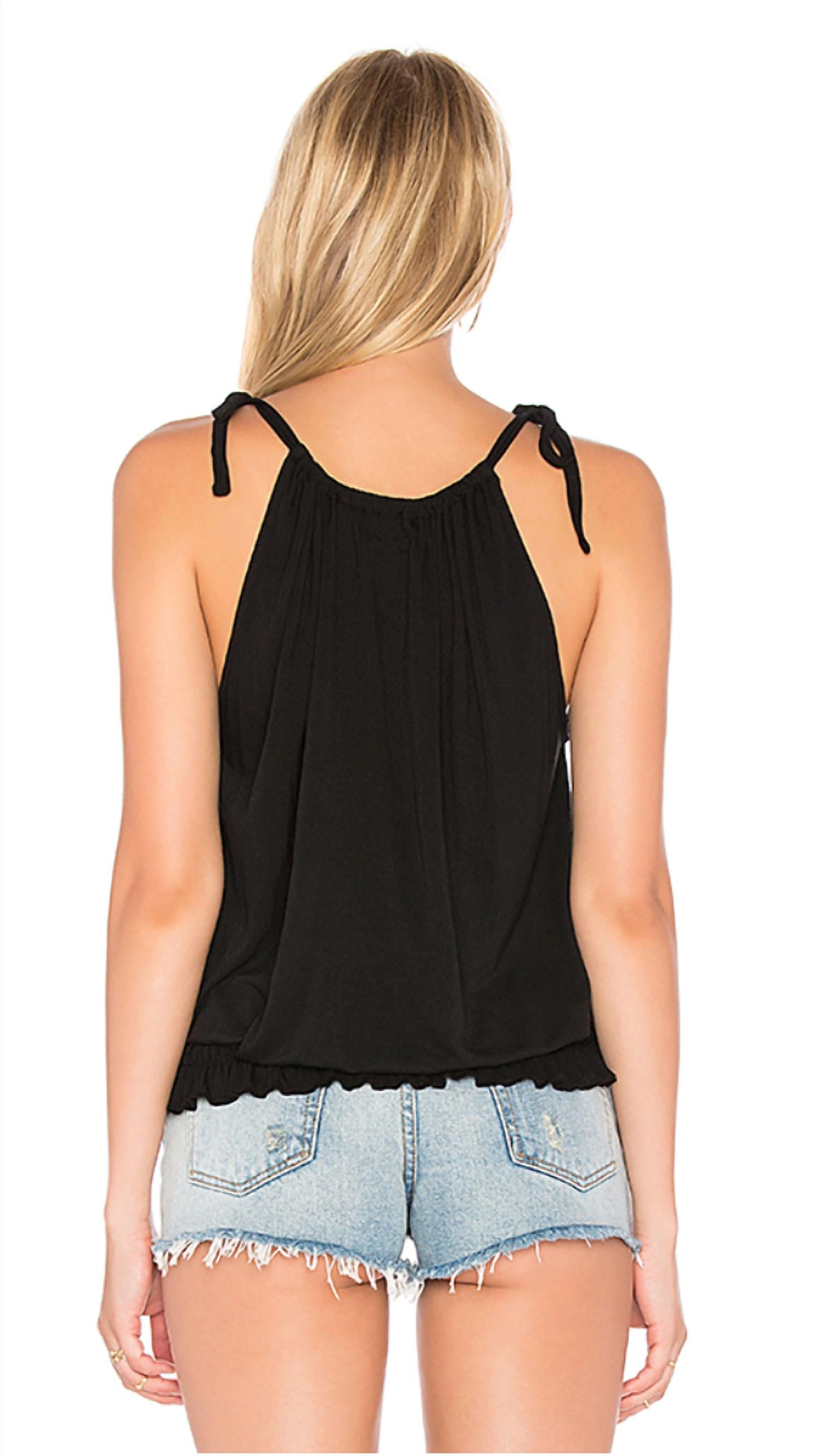 Michael Lauren - Banjo Smocking Hem Tank