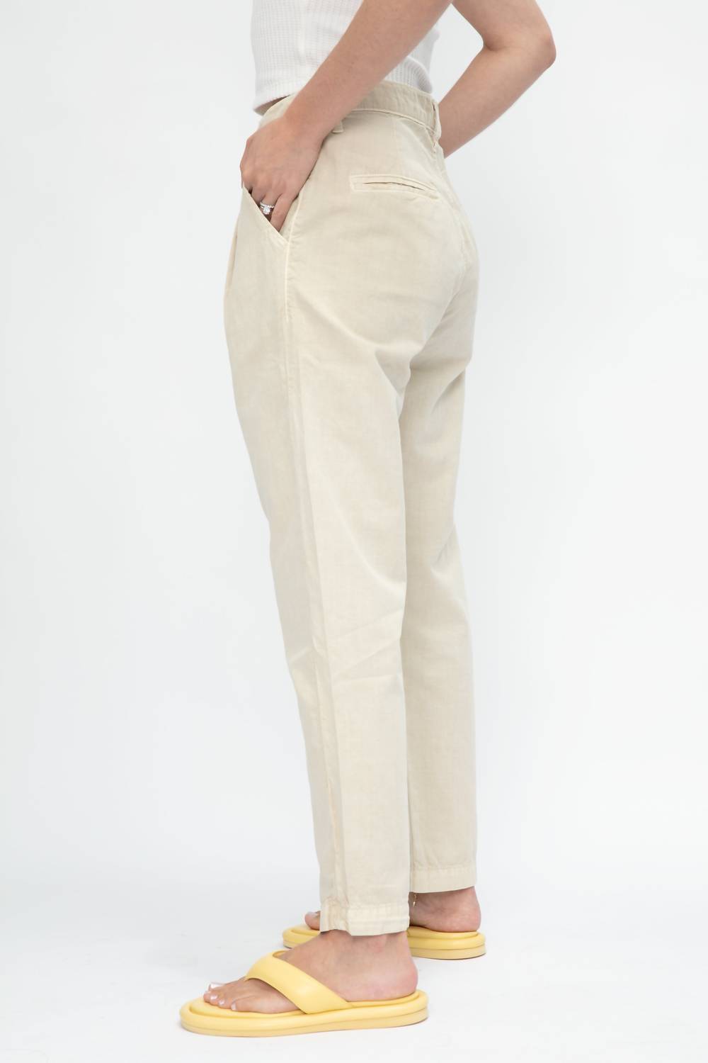 Nsf - Hayden Pleated Pant in Pigment Flour