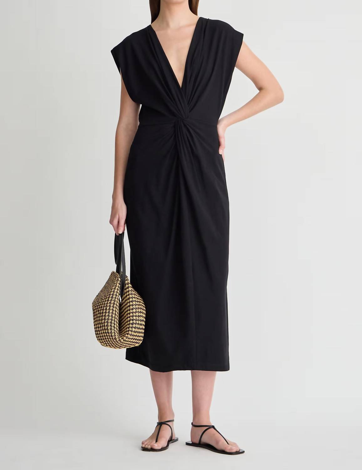 Apiece Apart - Margit Twist Front Column Midi Dress