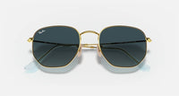 Ray Ban - Hexagonal Flat Lens Medium Non Polarized Sunglasses Rb3548n 91233m