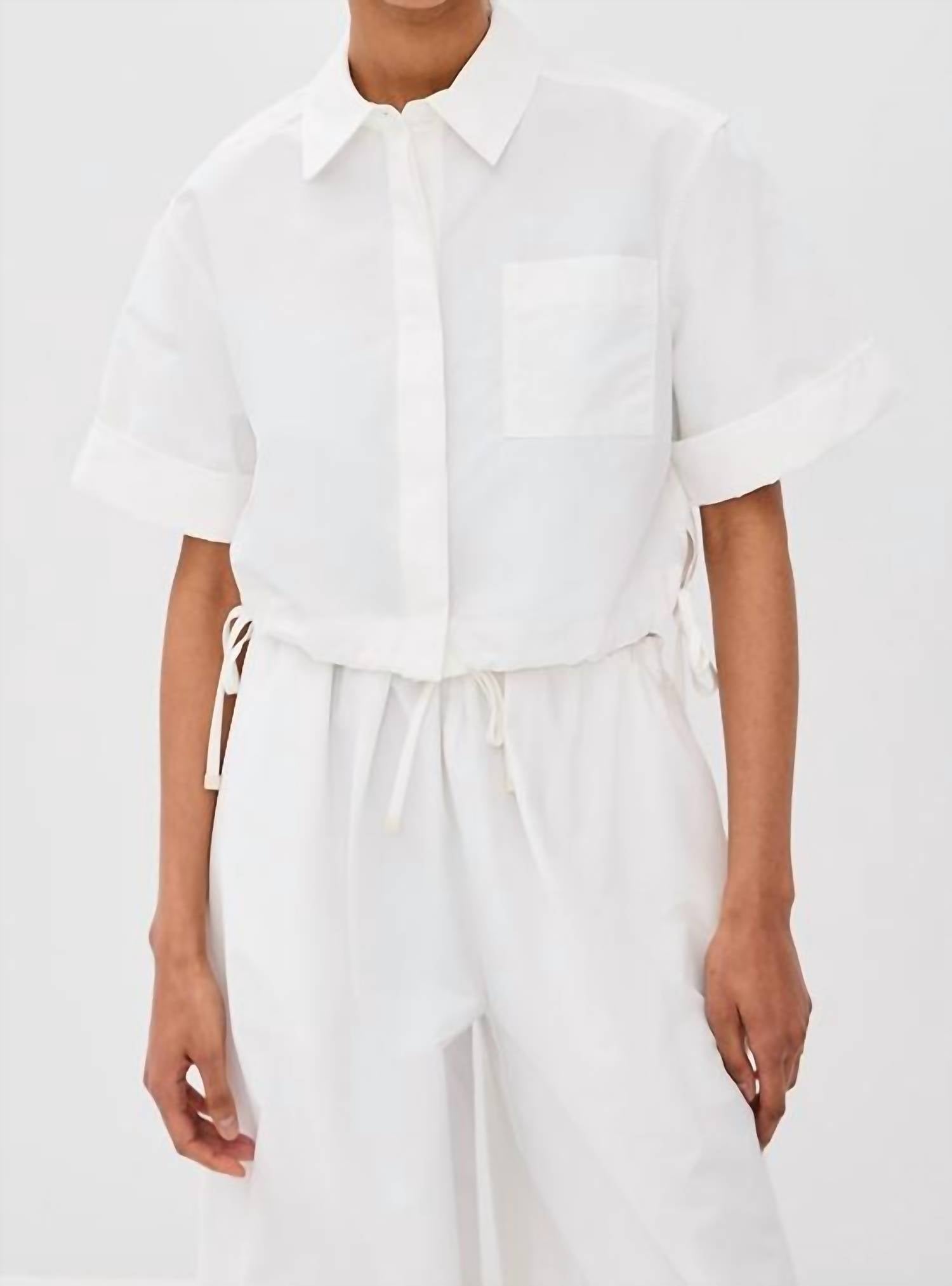 Jonathan Simkhai - Ryett Cropped Shirt