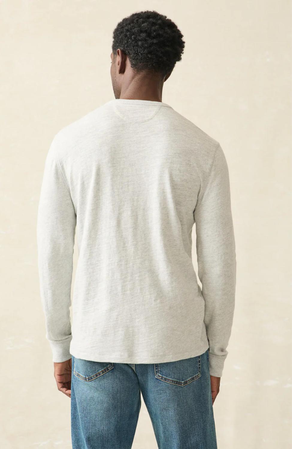 Faherty - Sunwashed Slub Crewneck Sweater