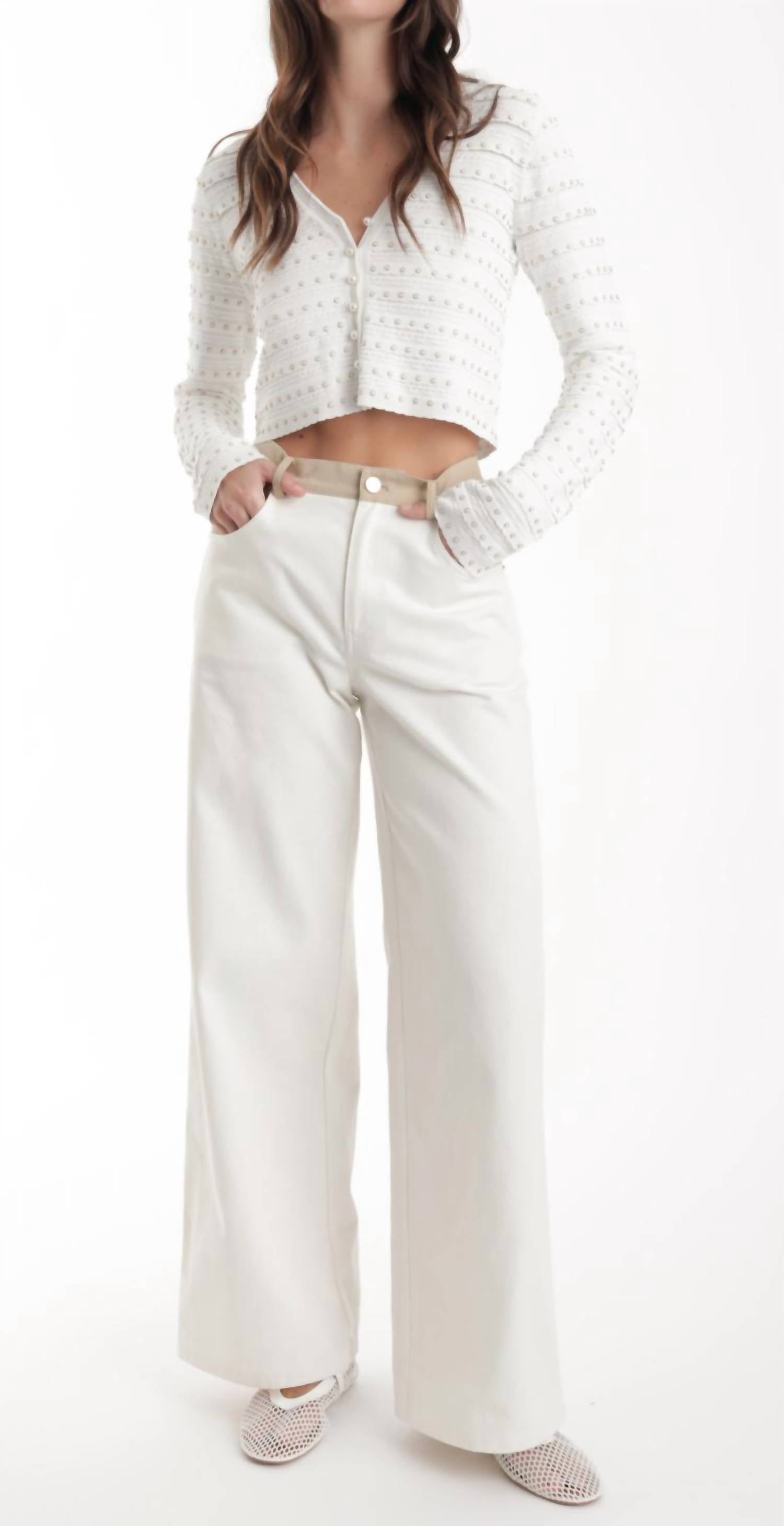 Karina Grimaldi - Sami Denim Combo Pants