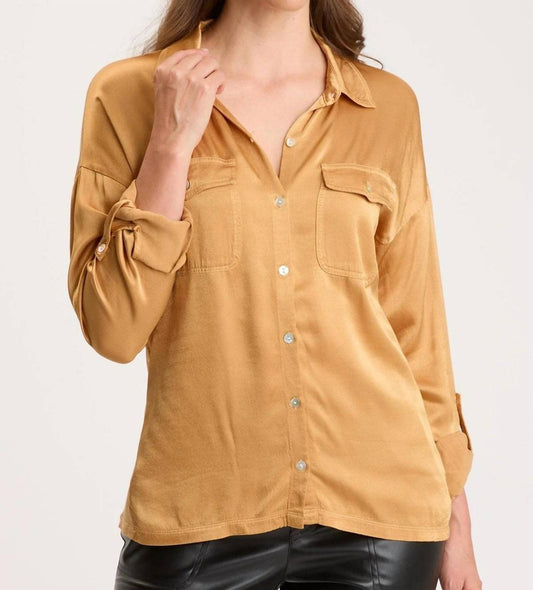 Xcvi - Cuffed Sleeve Button Up Shirt