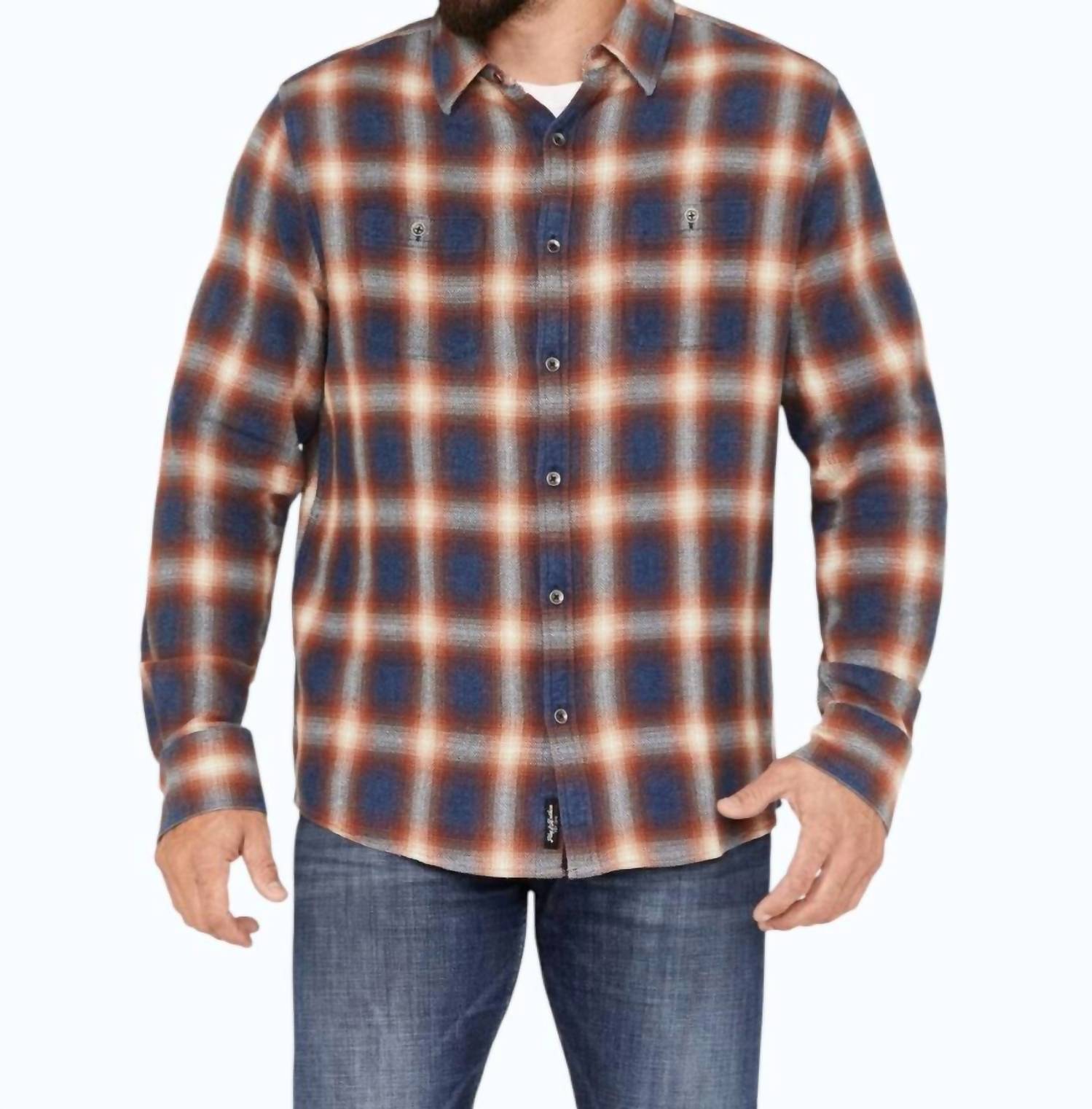 Flags & Anthem - Vintage Washed Flannel Long Sleeve Shirt
