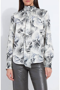 Lysse - Anaya Embellished Scarf Neck Blouse