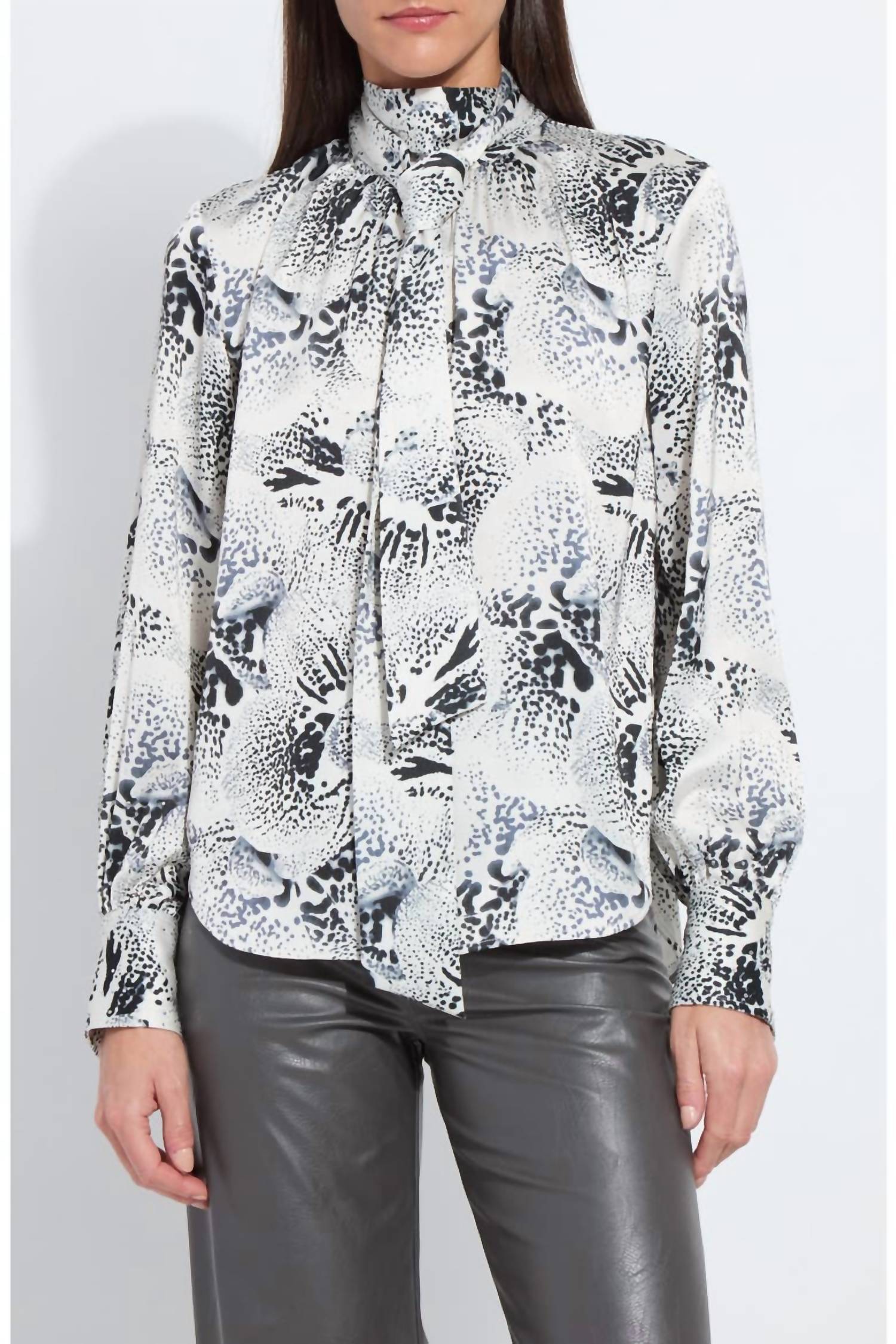 Lysse - Anaya Embellished Scarf Neck Blouse
