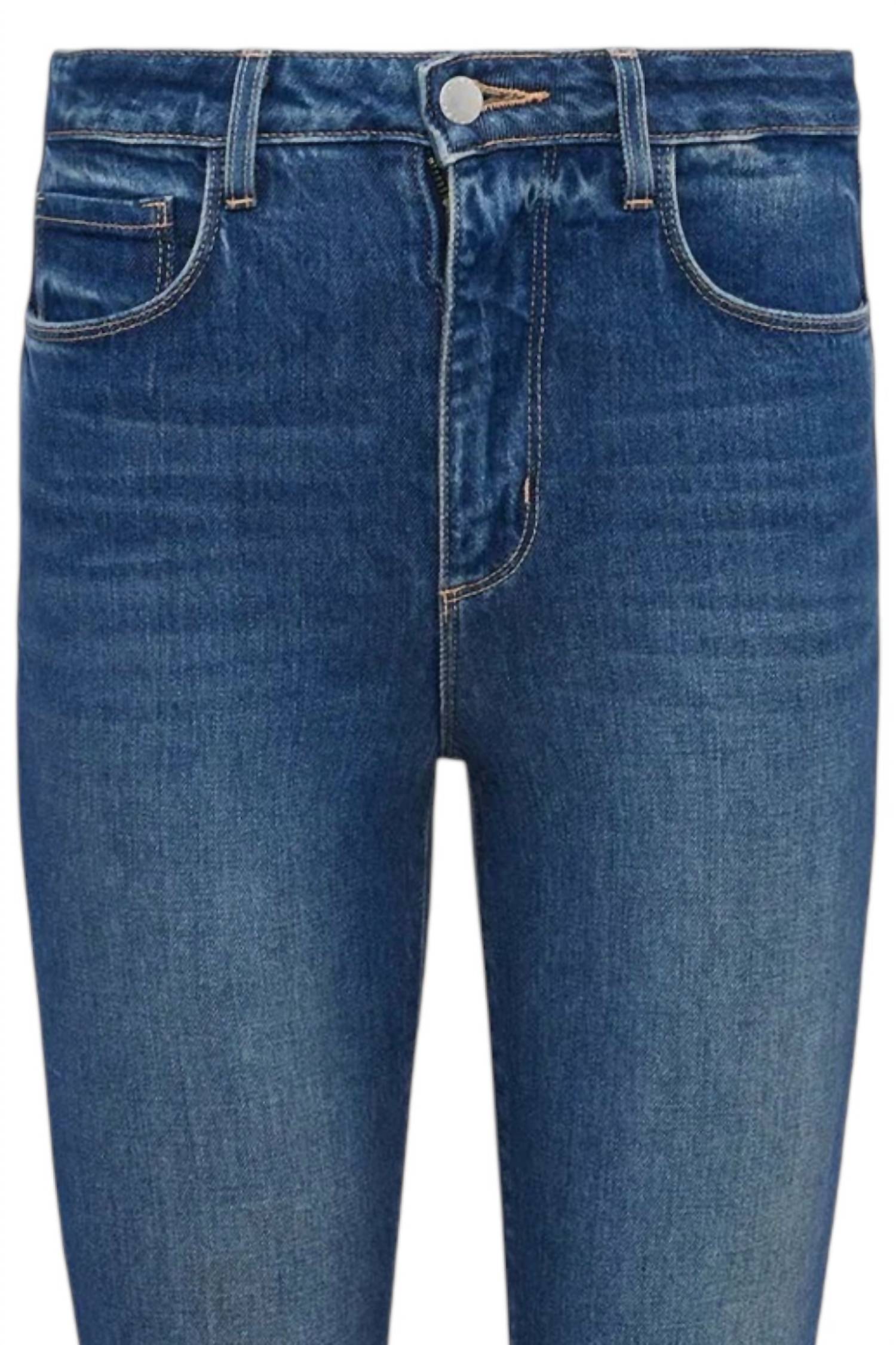 L'Agence - Women's Mira Cropped Micro Boot Jeans