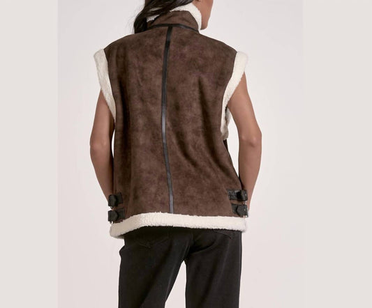 Elan - Juneau Plush Faux Shearling Vest