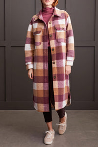 Tribal - Plaid Long Shacket
