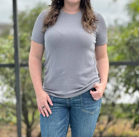 Tres Bien - Radiantly Ribbed Crew Neck Tee