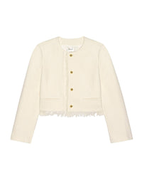 Frame - Women's Tweed Fringe Jacket