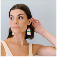 Sunshine Tienda - Tortoise Top Rainbow Earrings